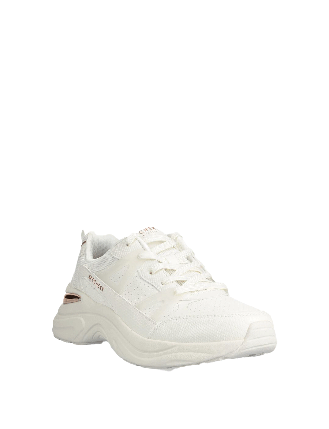 Guess Vibo In White Brown For Women  Salerno Lace up Thick Trainers –  4feetshoes